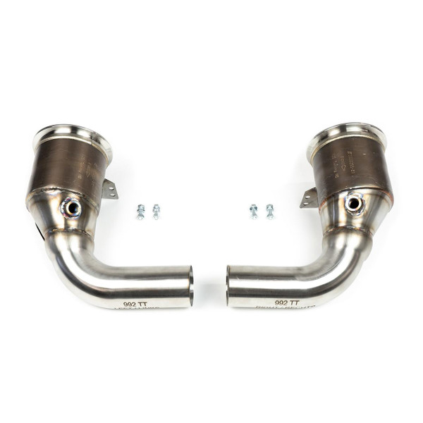 Fabspeed Porsche 992 Twin Turbo / Twin Turbo S Sport Catalytic Converters (2021+) - Image 9