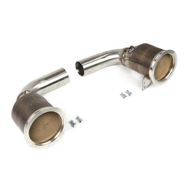 Fabspeed Porsche 992 Twin Turbo / Twin Turbo S Sport Catalytic Converters (2021+) - Image 7