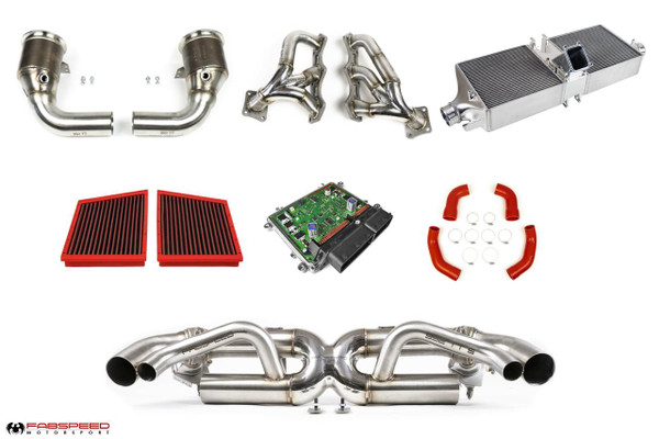 Fabspeed Porsche 992 Twin Turbo Stage 2 Performance Package