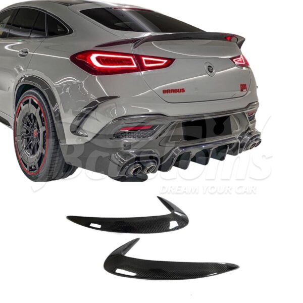 Carbon Fiber Rear Aero Flaps Mercedes-Benz GLE 63 AMG B Coupé C167 (2020-2023)