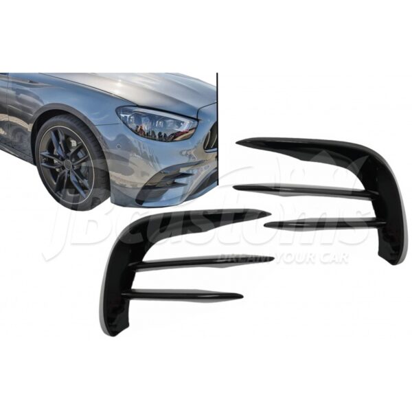 Front Aero Flaps Mercedes-Benz E53 AMG Sedan W213 Facelift (2020+)