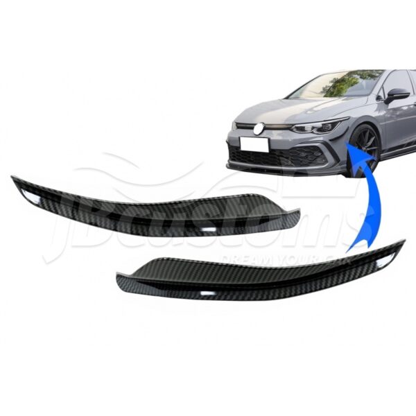 Front Aero Flaps Volkswagen Golf GTI Hatchback 8 (2019+)